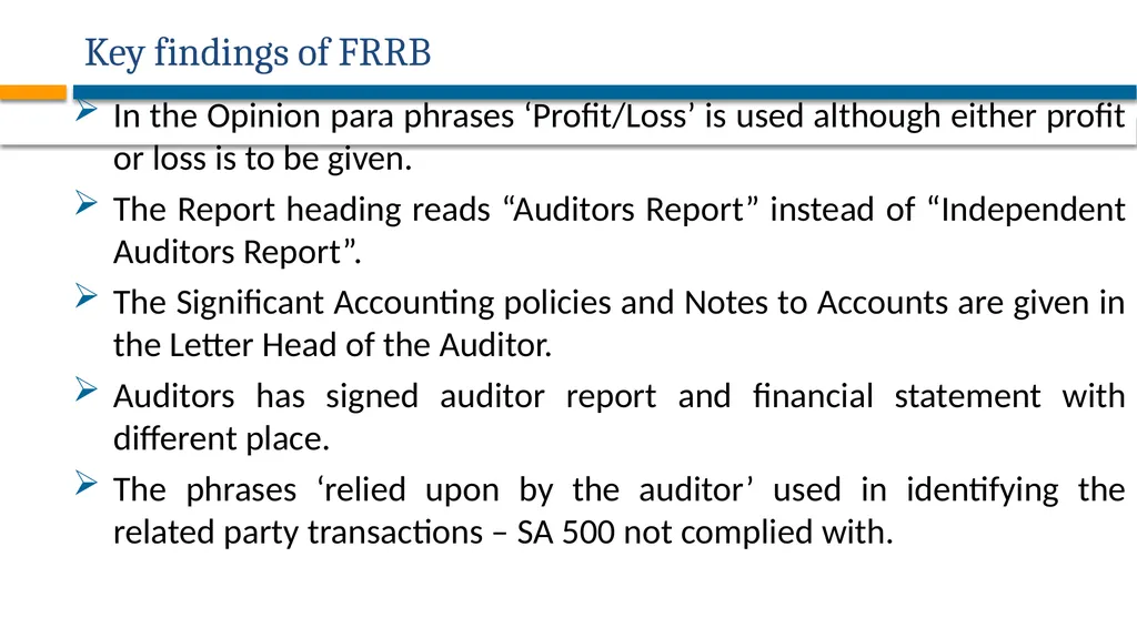 AUDITING STANDARDS APPLICABLE FOR PRIVATE - slide 58 of 60