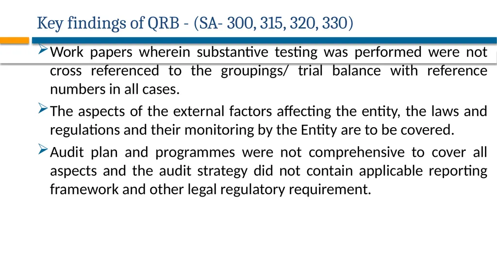 AUDITING STANDARDS APPLICABLE FOR PRIVATE - slide 44 of 60