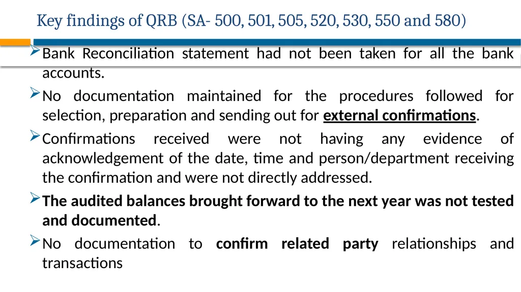 AUDITING STANDARDS APPLICABLE FOR PRIVATE - slide 46 of 60