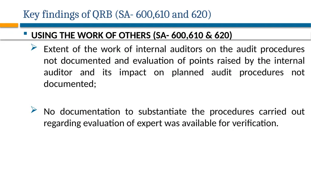 AUDITING STANDARDS APPLICABLE FOR PRIVATE - slide 48 of 60