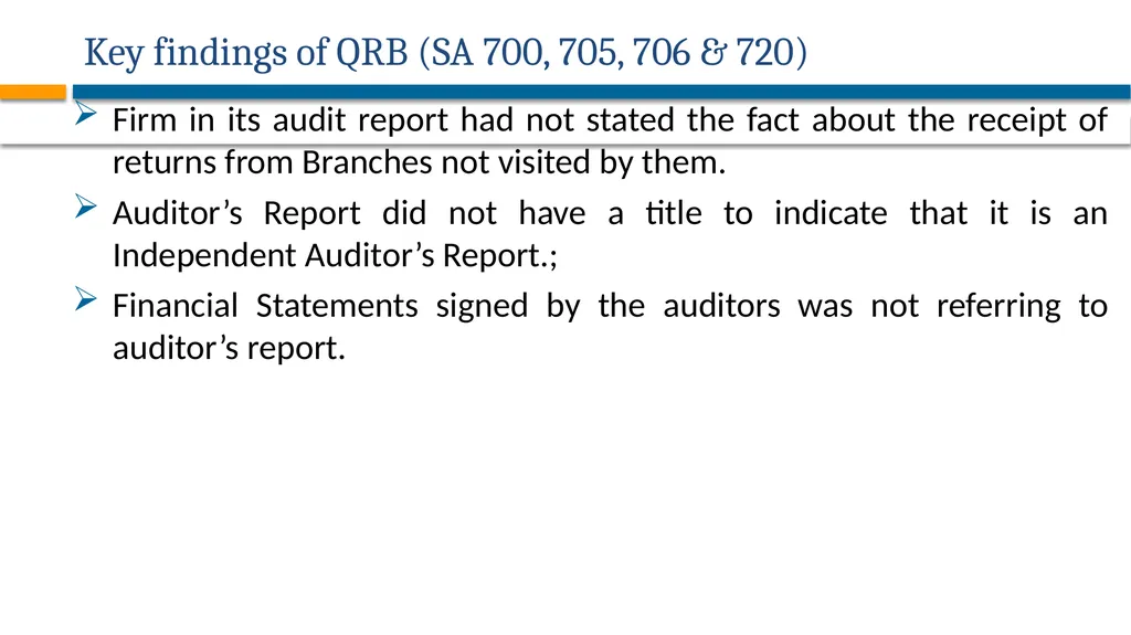 AUDITING STANDARDS APPLICABLE FOR PRIVATE - slide 50 of 60