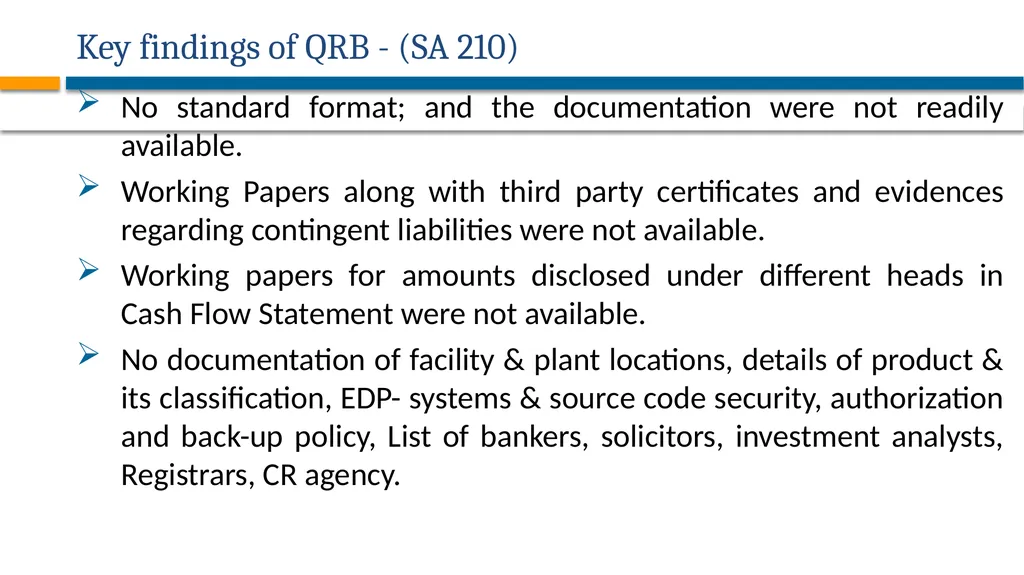 AUDITING STANDARDS APPLICABLE FOR PRIVATE - slide 40 of 60