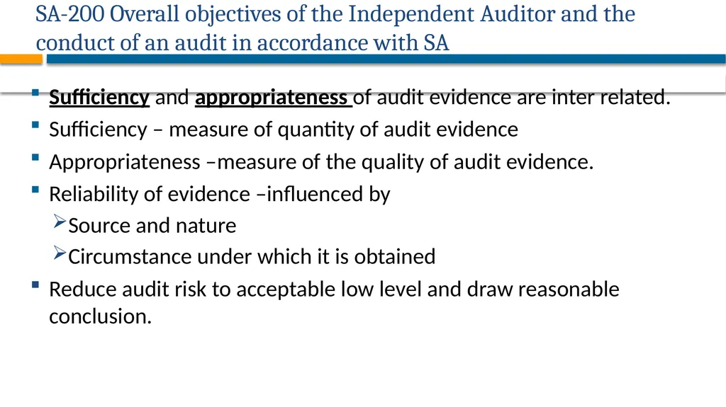 AUDITING STANDARDS APPLICABLE FOR PRIVATE - slide 9 of 60