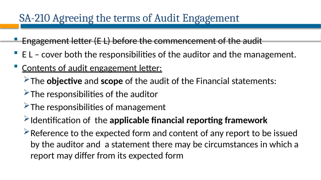 AUDITING STANDARDS APPLICABLE FOR PRIVATE - slide 10 of 60