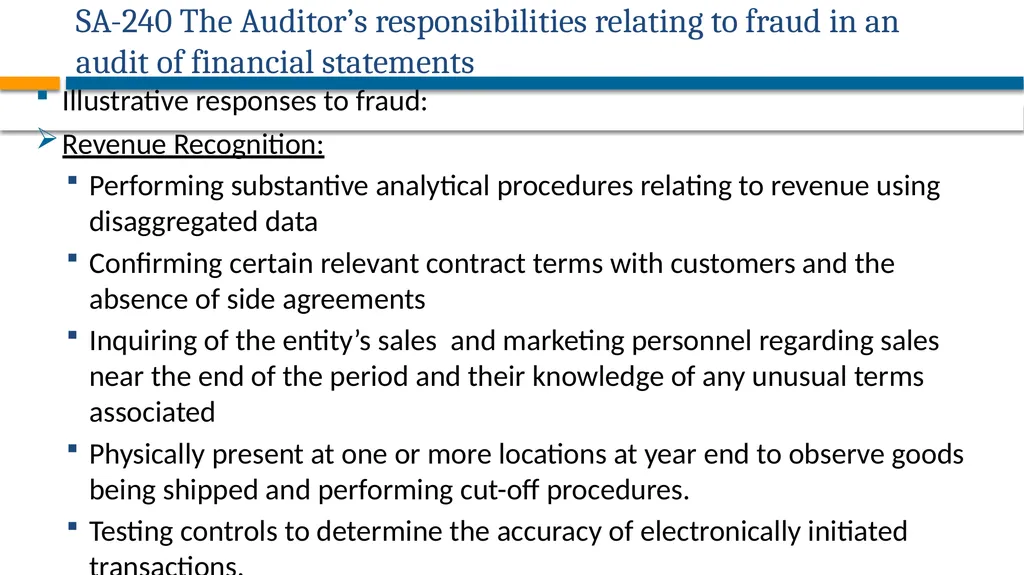 AUDITING STANDARDS APPLICABLE FOR PRIVATE - slide 14 of 60