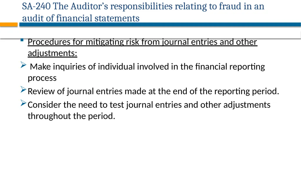 AUDITING STANDARDS APPLICABLE FOR PRIVATE - slide 17 of 60