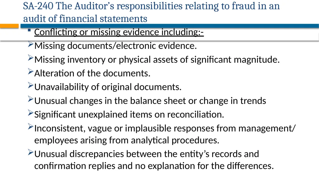 AUDITING STANDARDS APPLICABLE FOR PRIVATE - slide 20 of 60
