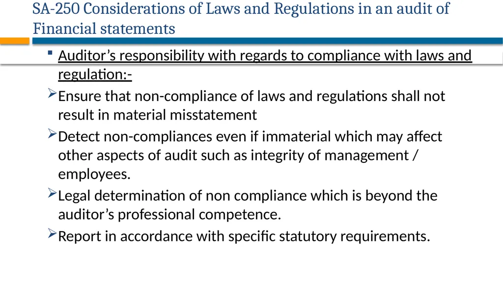 AUDITING STANDARDS APPLICABLE FOR PRIVATE - slide 23 of 60