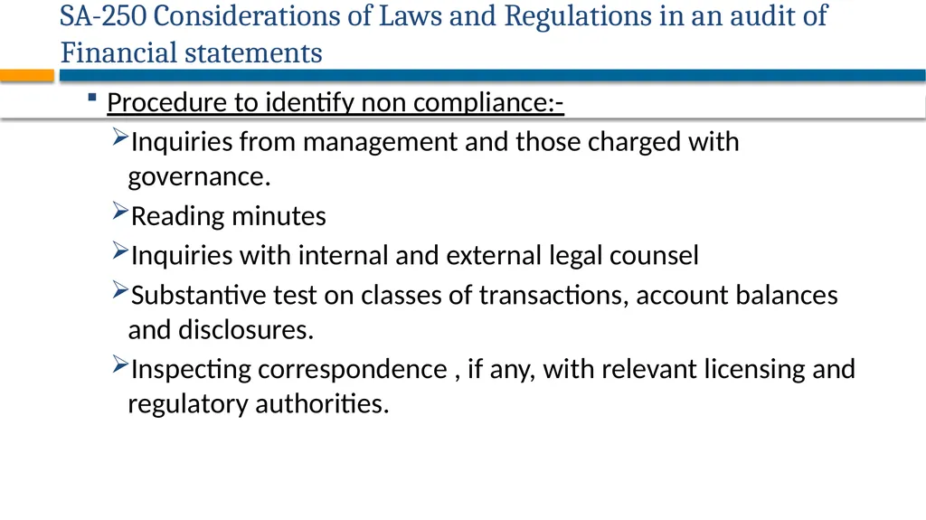 AUDITING STANDARDS APPLICABLE FOR PRIVATE - slide 24 of 60