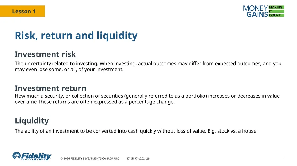 The difference between saving and investing 1 Why - slide 5 of 21