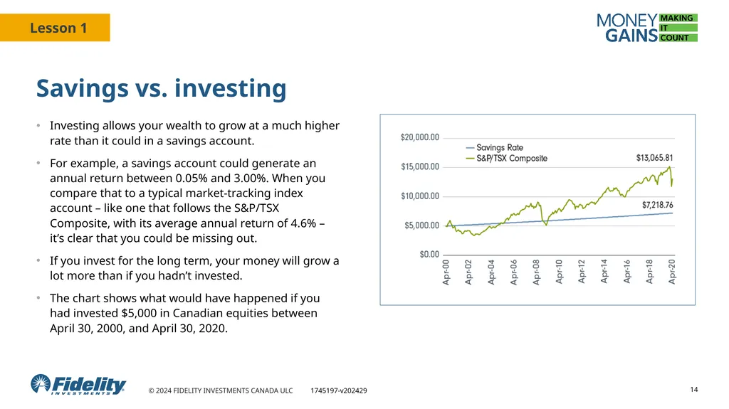 The difference between saving and investing 1 Why - slide 14 of 21