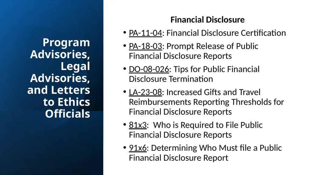 Resources to Assist with Review of Public - slide 5 of 6