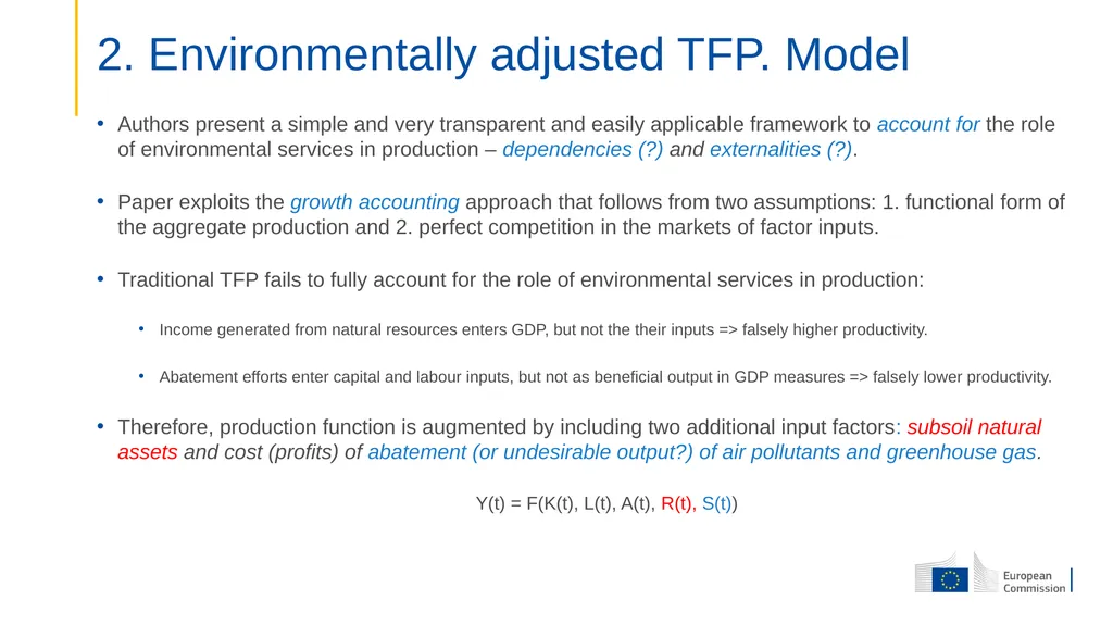 Integrating natural capital into macroeconomic - slide 7 of 15