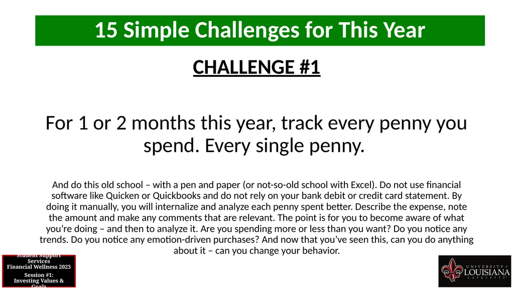STUDENT SUPPORT SERVICES FINANCIAL WELLNESS SERIES - slide 40 of 64