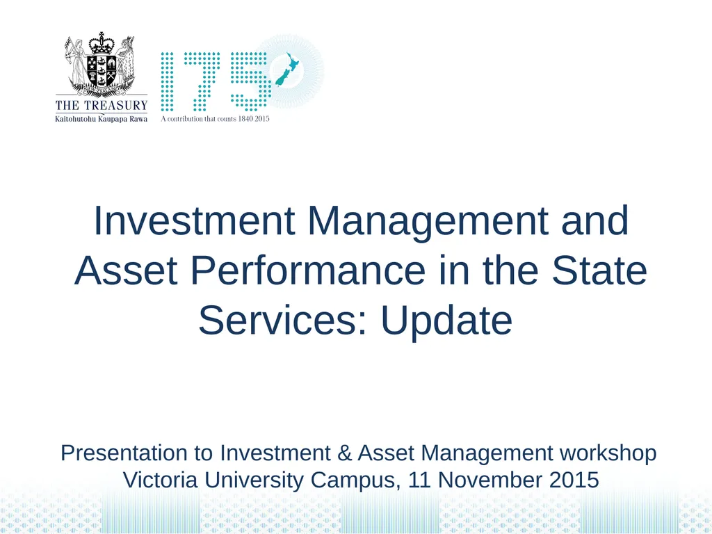 Investment Management and Asset Performance in the
