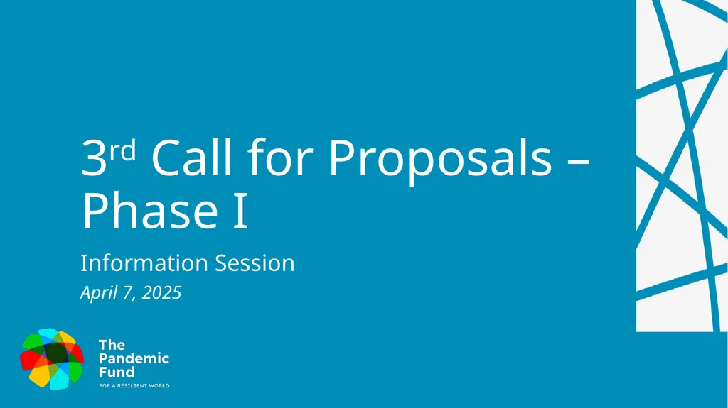 Information Session April 7, 2025 3rd Call for - slide 1 of 58