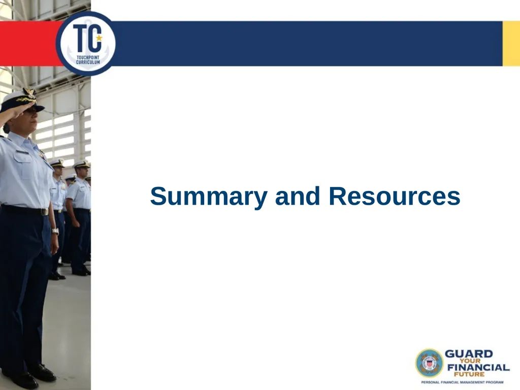 Pre-Deployment TC 12A Agenda Pre-Deployment - slide 24 of 27