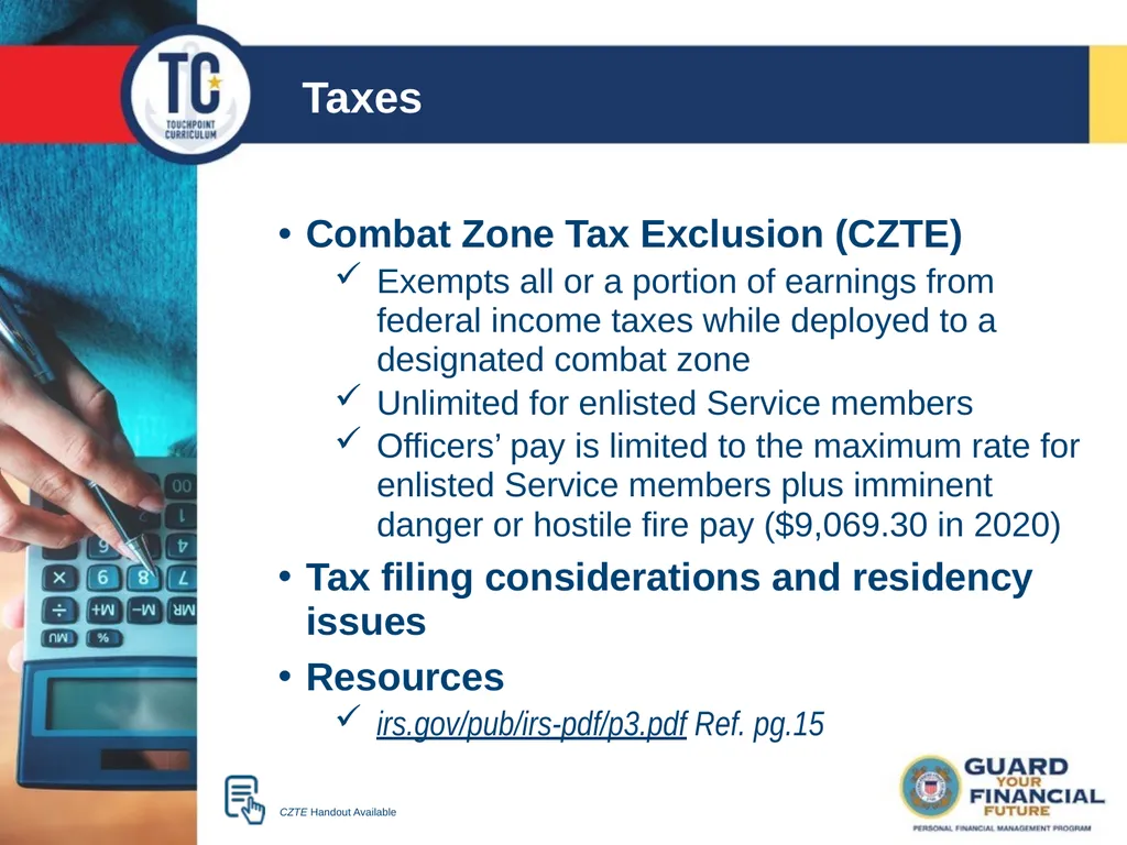Pre-Deployment TC 12A Agenda Pre-Deployment - slide 7 of 27