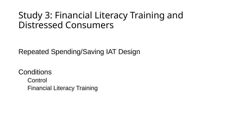 Financial Literacy and Behavior Change Helen - slide 26 of 39
