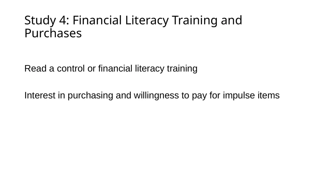 Financial Literacy and Behavior Change Helen - slide 28 of 39