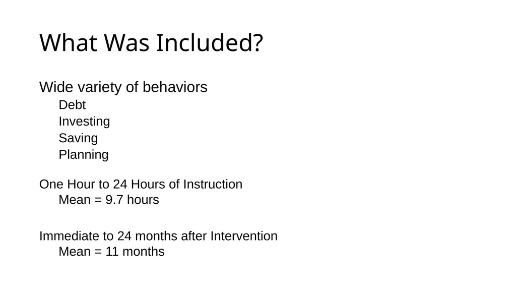 Financial Literacy and Behavior Change Helen - slide 7 of 39