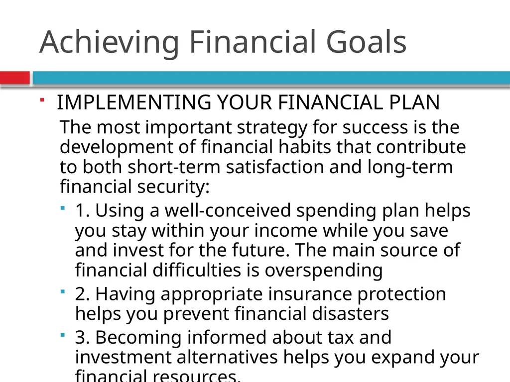 Personal Financial Planning: An Introduction  - slide 23 of 30