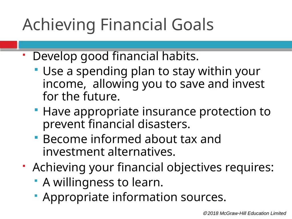 Personal Financial Planning: An Introduction  - slide 21 of 30