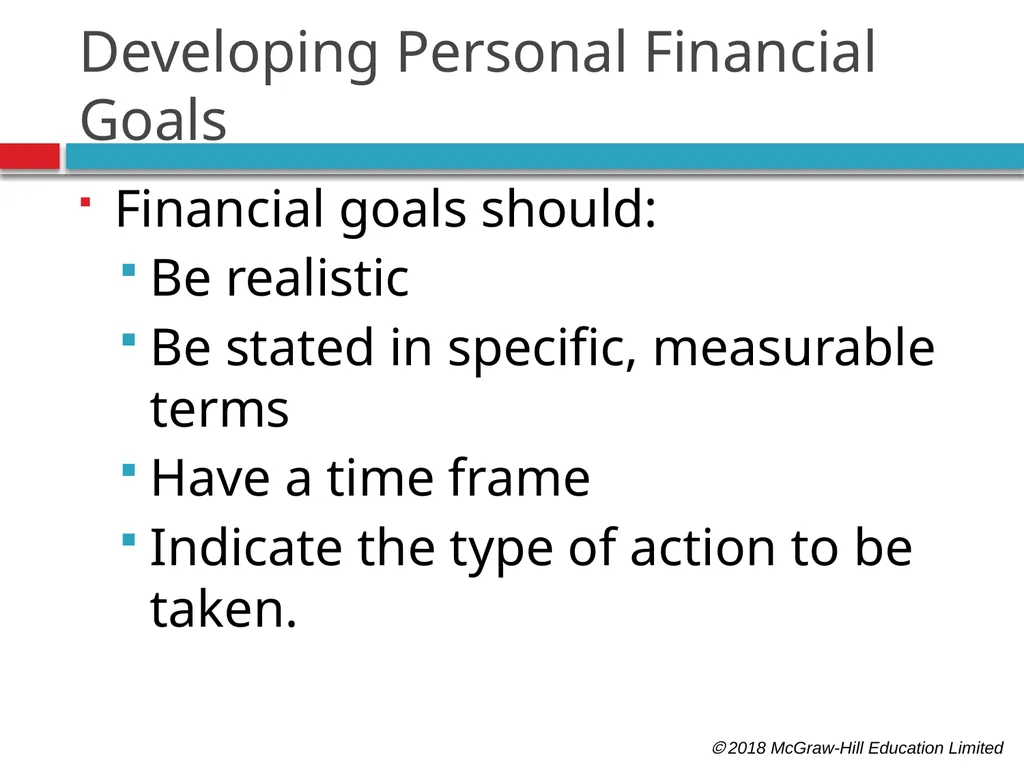 Personal Financial Planning: An Introduction  - slide 16 of 30