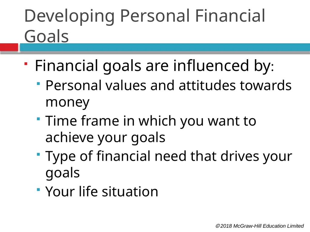 Personal Financial Planning: An Introduction  - slide 2 of 30