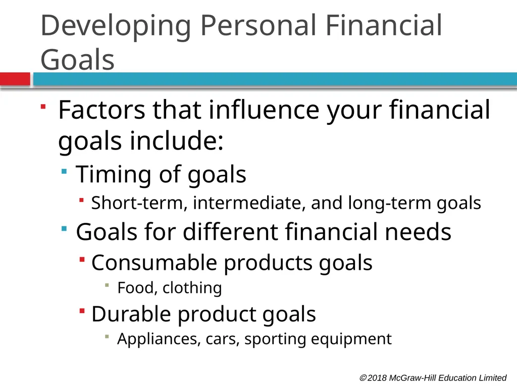 Personal Financial Planning: An Introduction  - slide 3 of 30