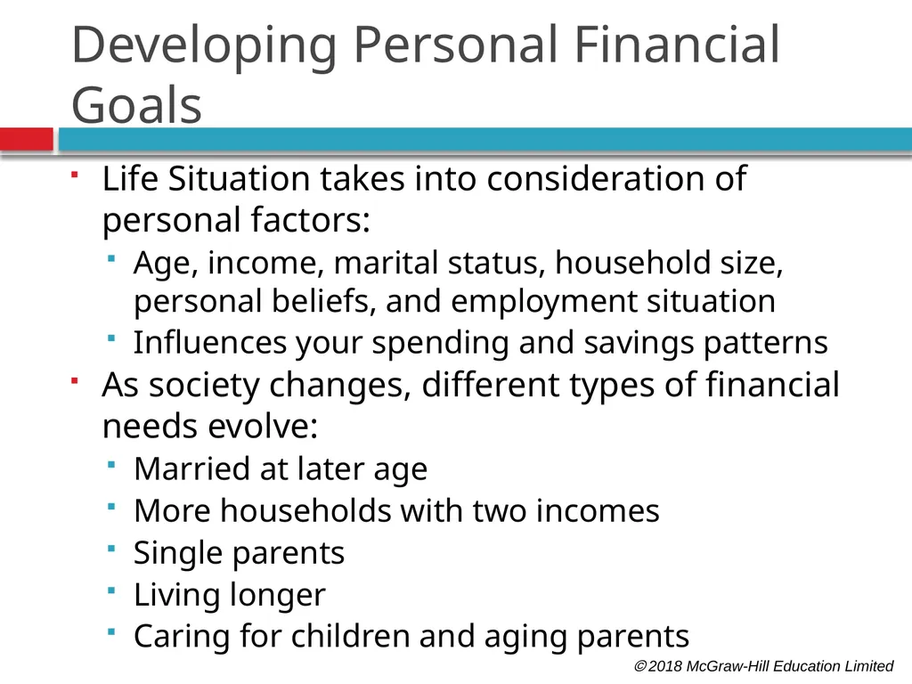 Personal Financial Planning: An Introduction  - slide 4 of 30