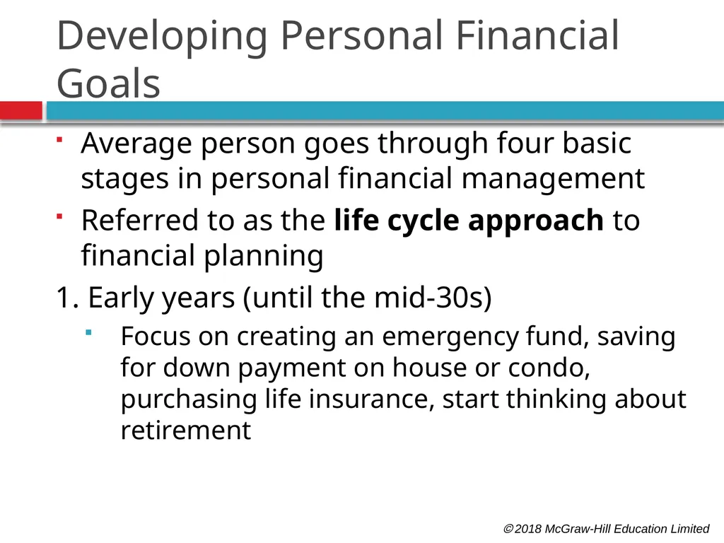 Personal Financial Planning: An Introduction  - slide 5 of 30