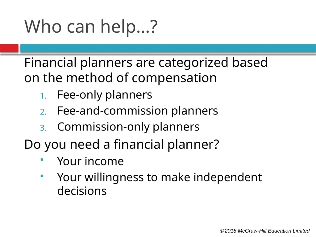 Personal Financial Planning: An Introduction  - slide 30 of 30