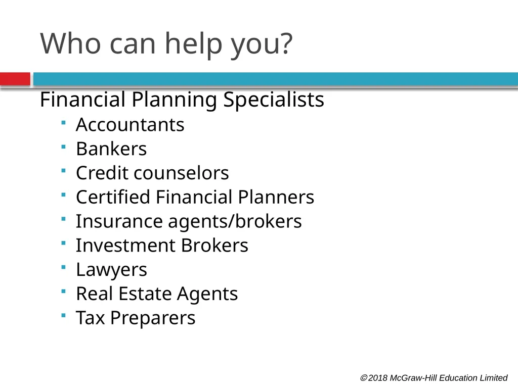 Personal Financial Planning: An Introduction  - slide 29 of 30