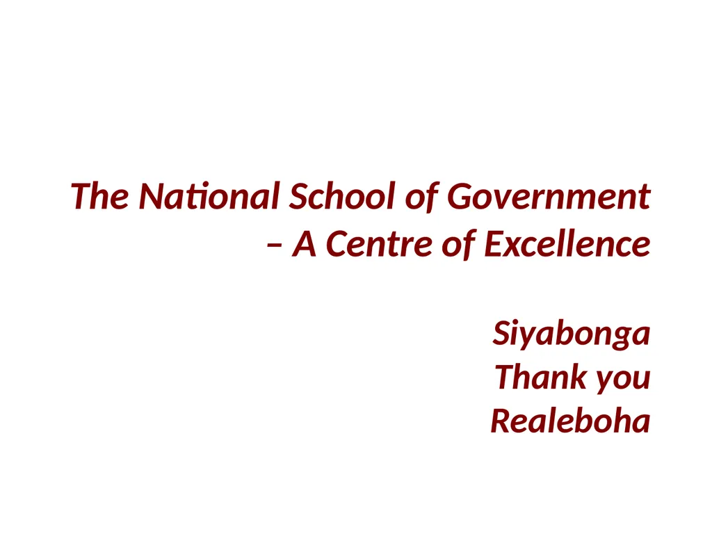 The National School of Government The new designed - slide 26 of 26