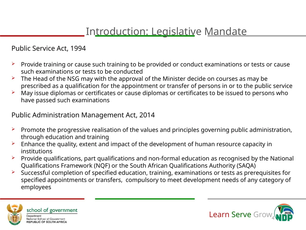 Adjustment to Budget Vote & Revised APP (2020/21) - slide 4 of 46