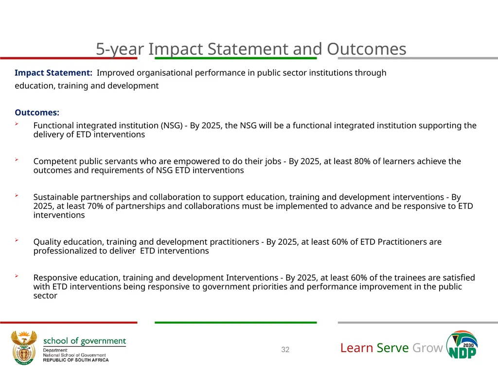Adjustment to Budget Vote & Revised APP (2020/21) - slide 32 of 46
