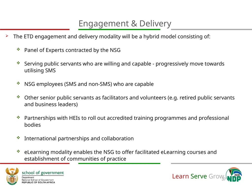 Adjustment to Budget Vote & Revised APP (2020/21) - slide 37 of 46