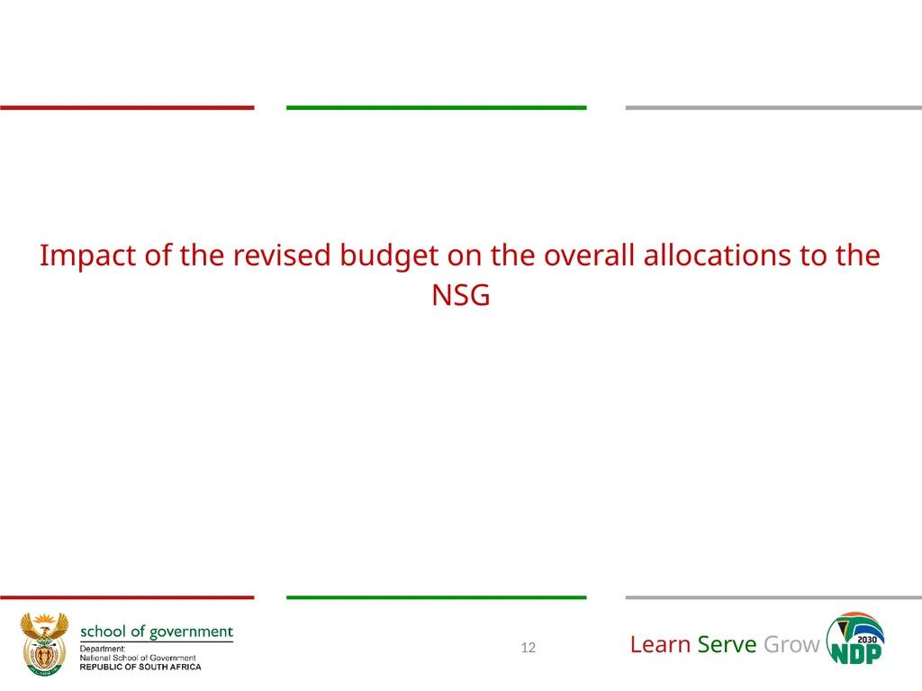 Adjustment to Budget Vote & Revised APP (2020/21) - slide 12 of 46