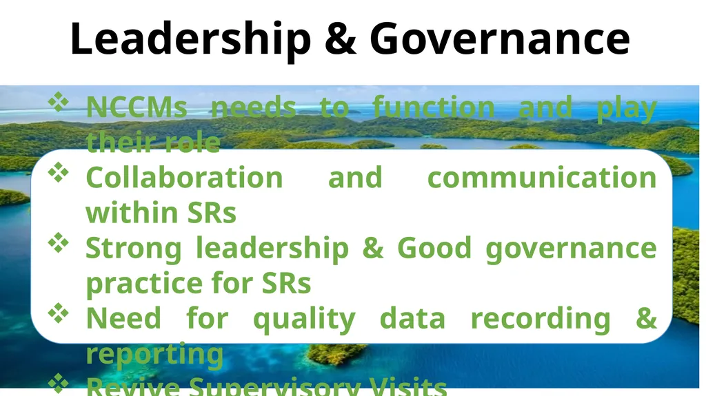 Oversight Mission Report July – August 2023 Samoa: - slide 5 of 10