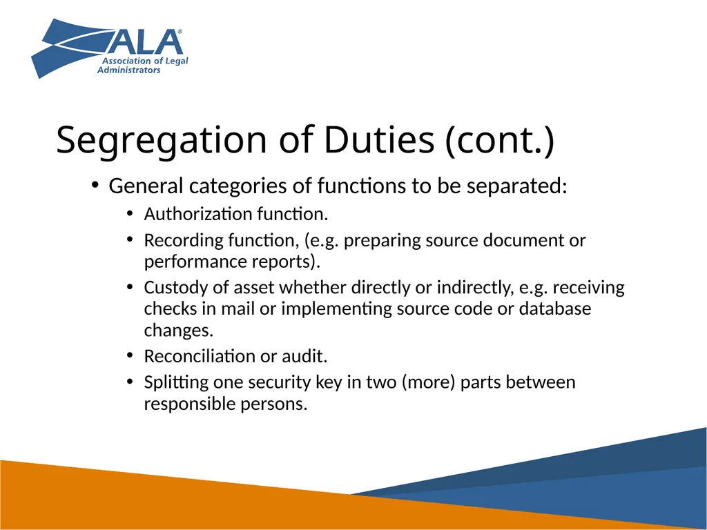 Financial Controls Are Everyone’s Responsibility - slide 11 of 24