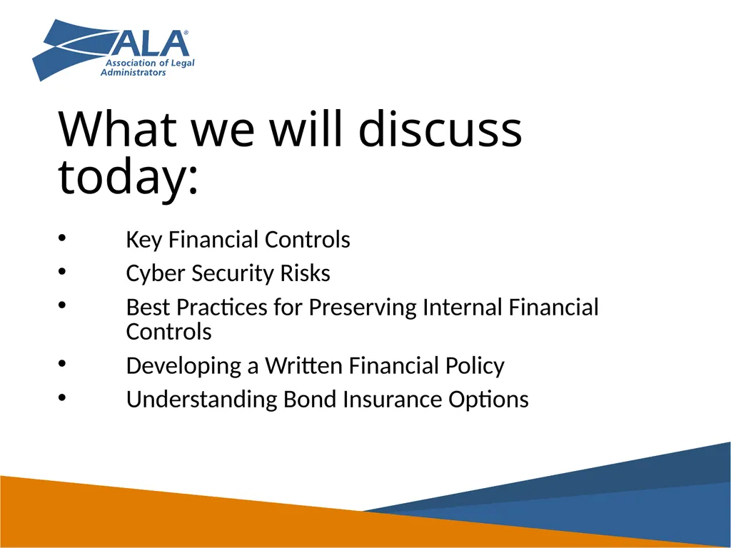Financial Controls Are Everyone’s Responsibility - slide 2 of 24