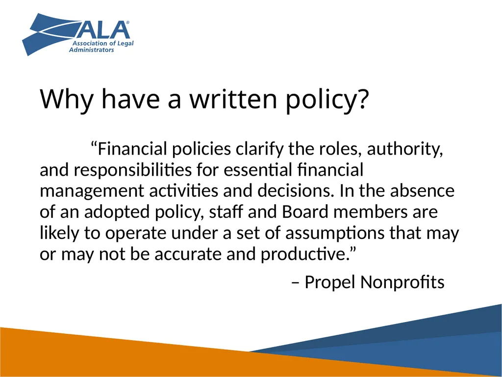 Financial Controls Are Everyone’s Responsibility - slide 23 of 24