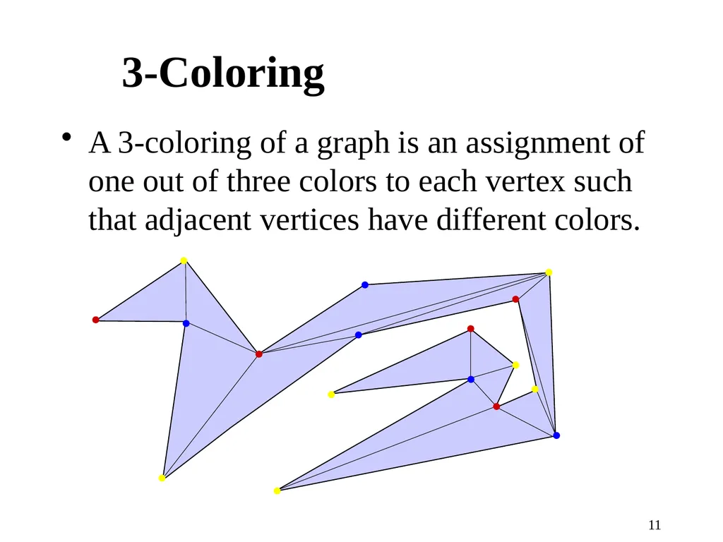 1 Computational Geometry Triangulations and - slide 11 of 31
