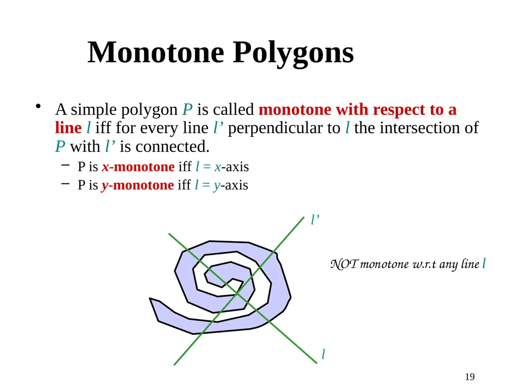 1 Computational Geometry Triangulations and - slide 19 of 31