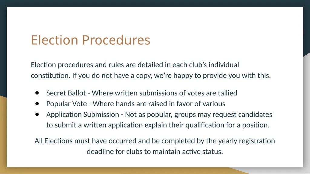 Programming 101 For Student Organization Advisors - slide 8 of 13