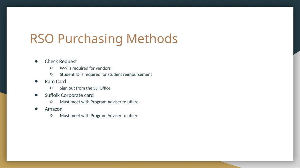 Programming 101 For Student Organization Advisors - slide 6 of 13