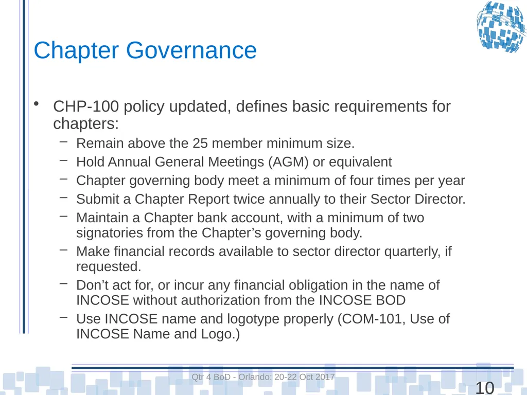 Chapter Leader Training Unit 3 – Chapters and - slide 10 of 27
