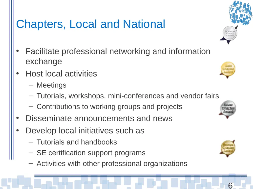 Chapter Leader Training Unit 3 – Chapters and - slide 6 of 27