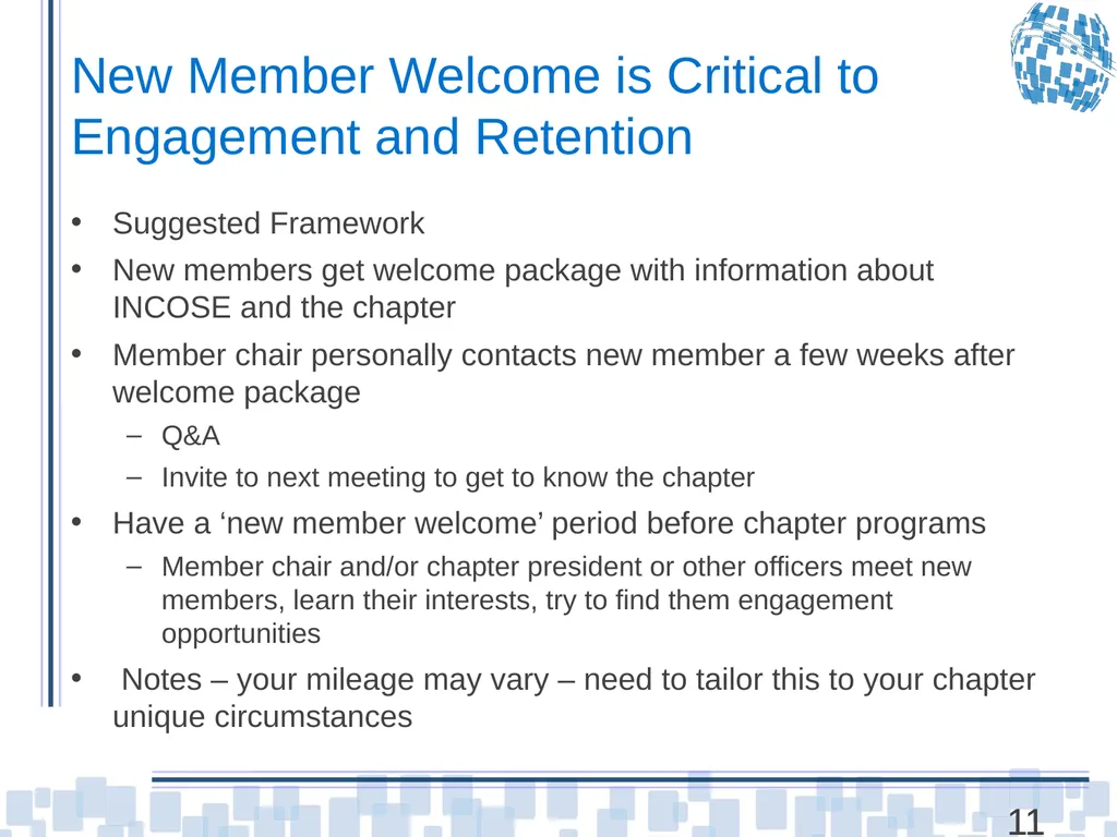 Chapter Leader Training Unit 3 – Chapters and - slide 11 of 27